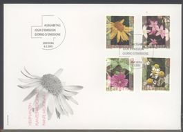 2003, FDC, Dauermarken Heilpflanzen (Nr. 1076–1079)