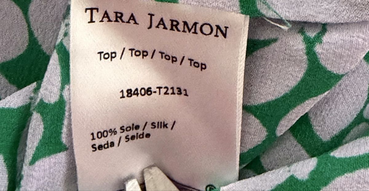 Tara Jarmon Camicette: Tara Jarmon Bluse Grösse 42 100% Seide – Usato da Elsau venduto da isidobrany09 2