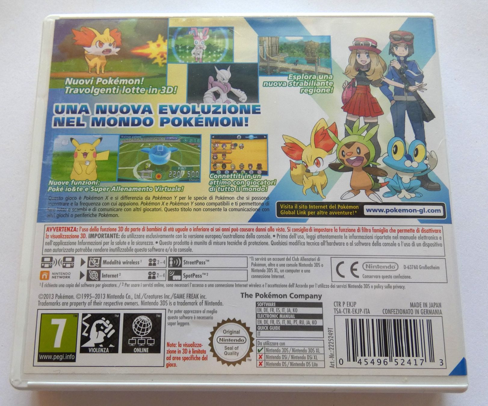 Pokémon Jeux: Nintendo 3DS - POKEMON X – D'occasion à La Sarraz par classicworldcoins 1
