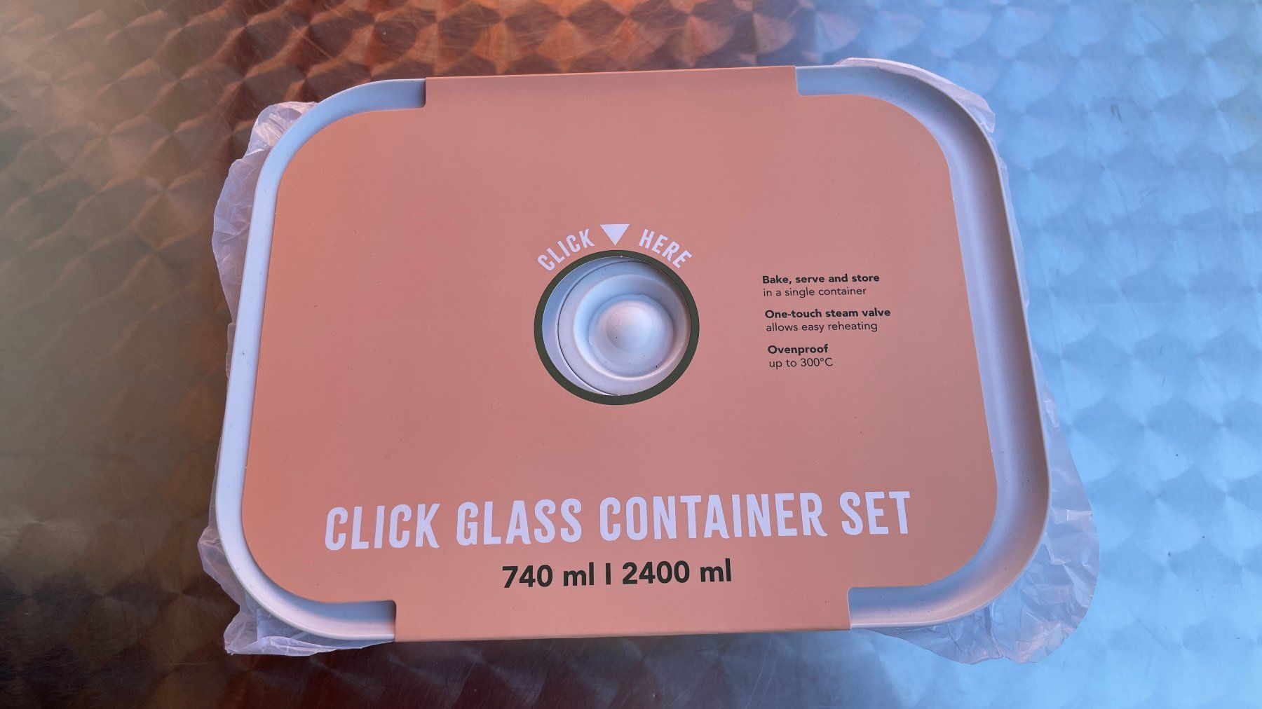 Bicchieri: Click Glass Container Set 740ml und 2400ml – Nuovo e nell'imballaggio originale da Glattfelden venduto da cybermaxx