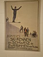 Nostalgisches Plakat " Ski Rennen"