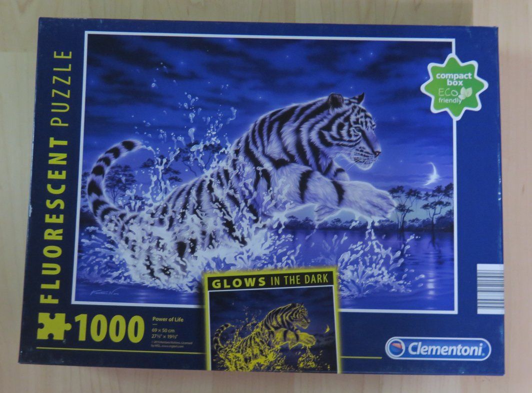 Clementoni Puzzle: Puzzle Tiger 1000 Glowing – Usato da Rupperswil venduto da Kbit123