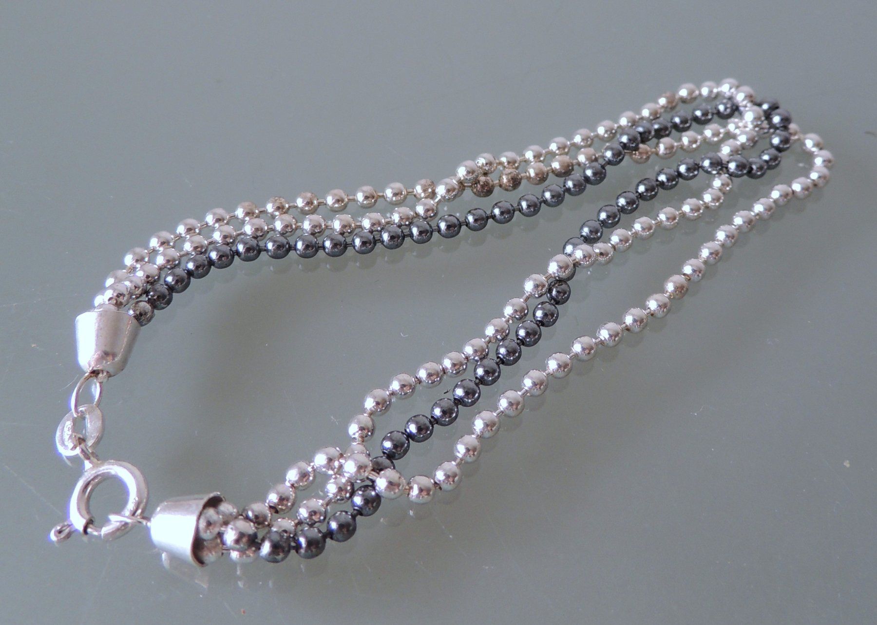Bracciali & Braccialetti: Silber 925 Armband 18,5 cm – Usato da Waldenburg venduto da schaller707 2