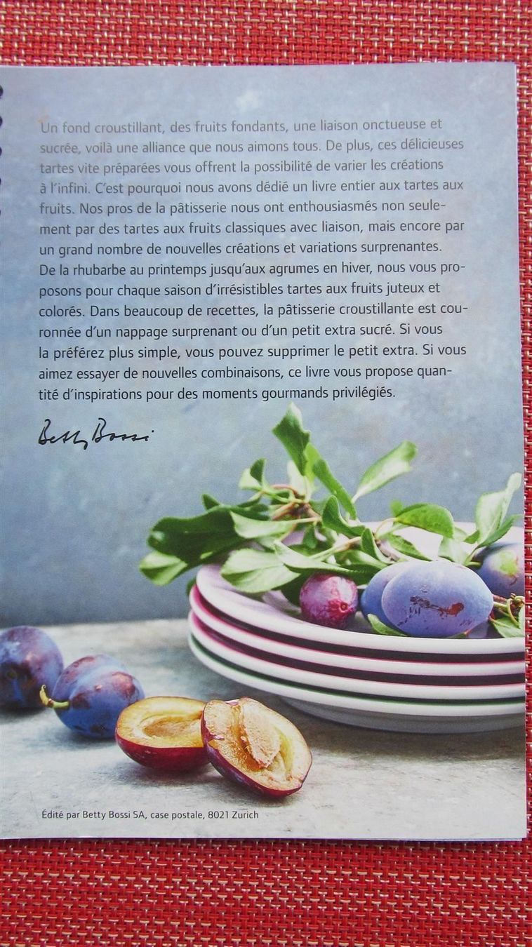 Libri: Buch Tartes sucrees & fruitees – Nuovo (secondo la descrizione) da Zürich venduto da Gabced 1