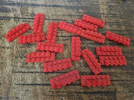 lego 87609 lot de 18 pièces Red Plate, Modified 2 x 6 x 2/3