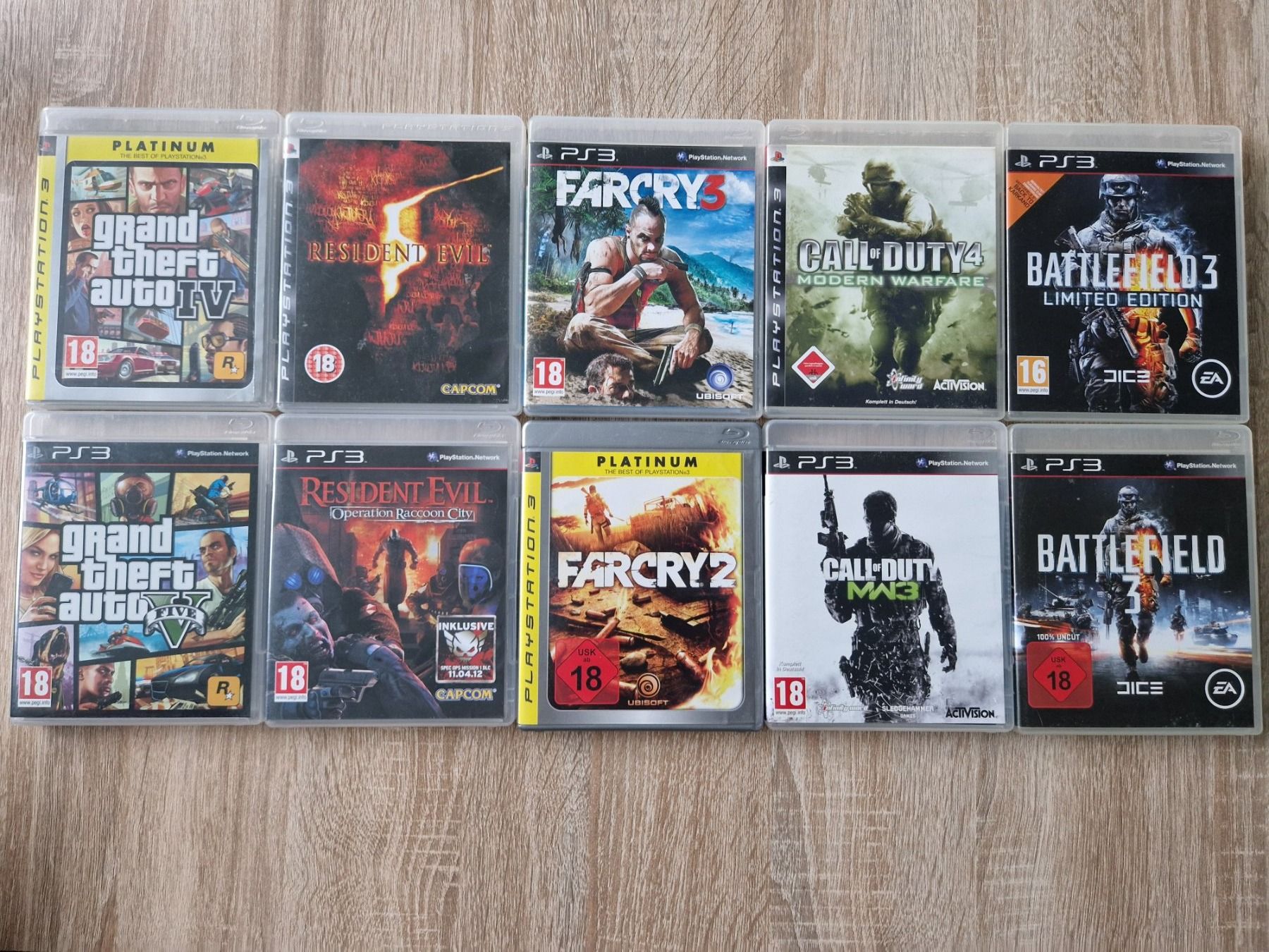 Sony Console: Ps3 Slim + 19 Games + 2 Kontroller + "Play & Charge Pack" – Usato da Rebstein venduto da Ajs_Toy_Palast_1 6