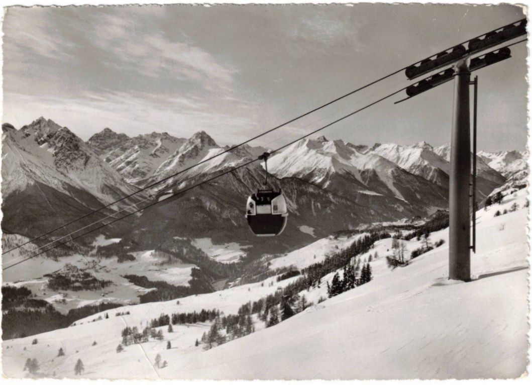 Cartoline postali: Scuol - Gondelbahn Motta Naluns – Usato da Binningen venduto da Mountainrider