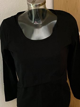 langarm Shirt schwarz