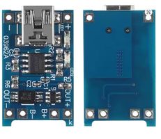 5V 1A 18650 TP4056 Lade Modul Mini USB mit Überladeschutz