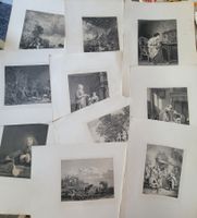 Lot de gravures  10 pieces