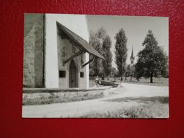 Ettiswil Luzern Kirche s/w Karte 1978