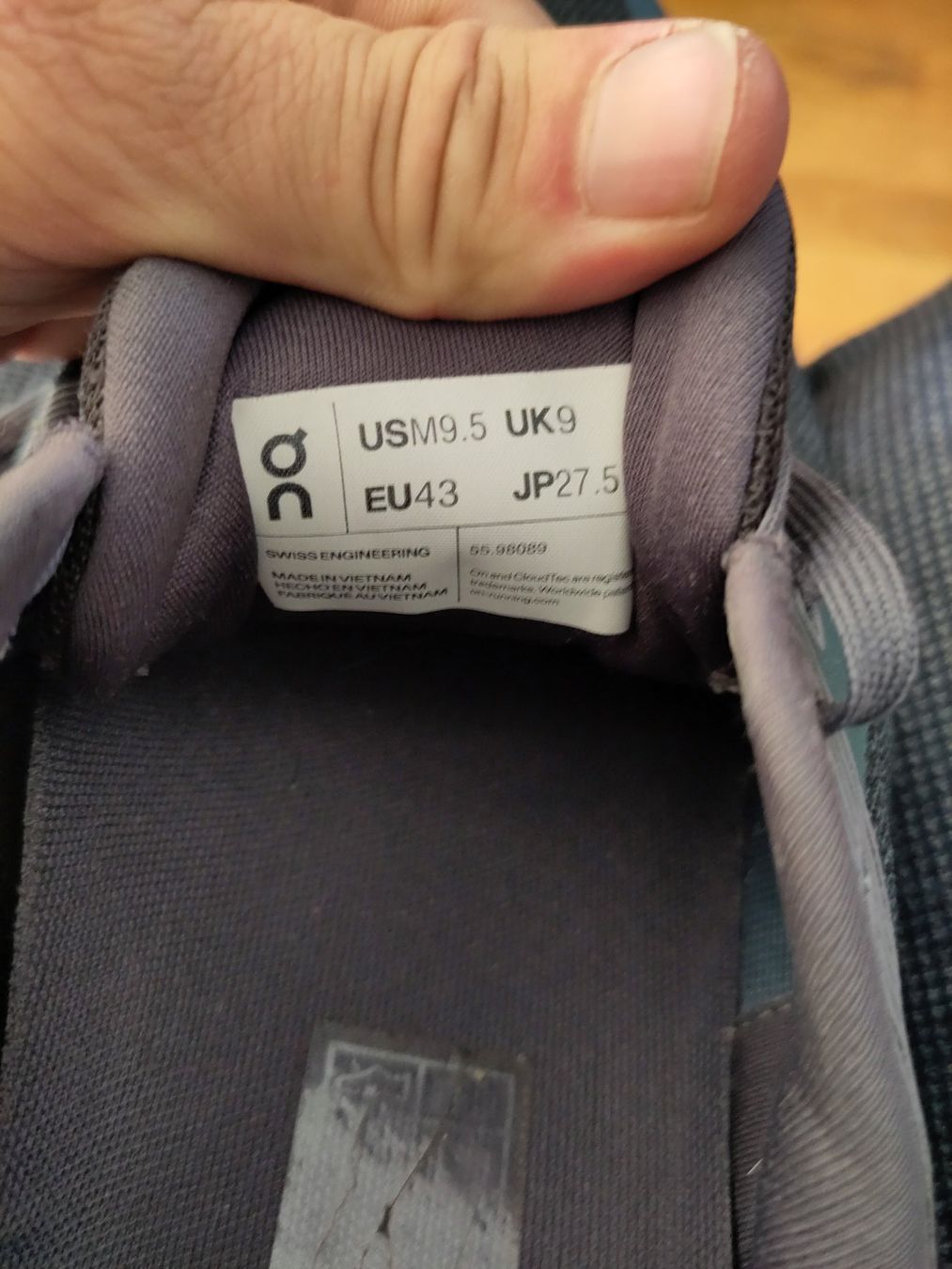 On Scarpe da uomo: Chaussures de running On CloudTec bleu gris 43 – Usato da La Chaux-de-Fonds venduto da JeanSeb 4