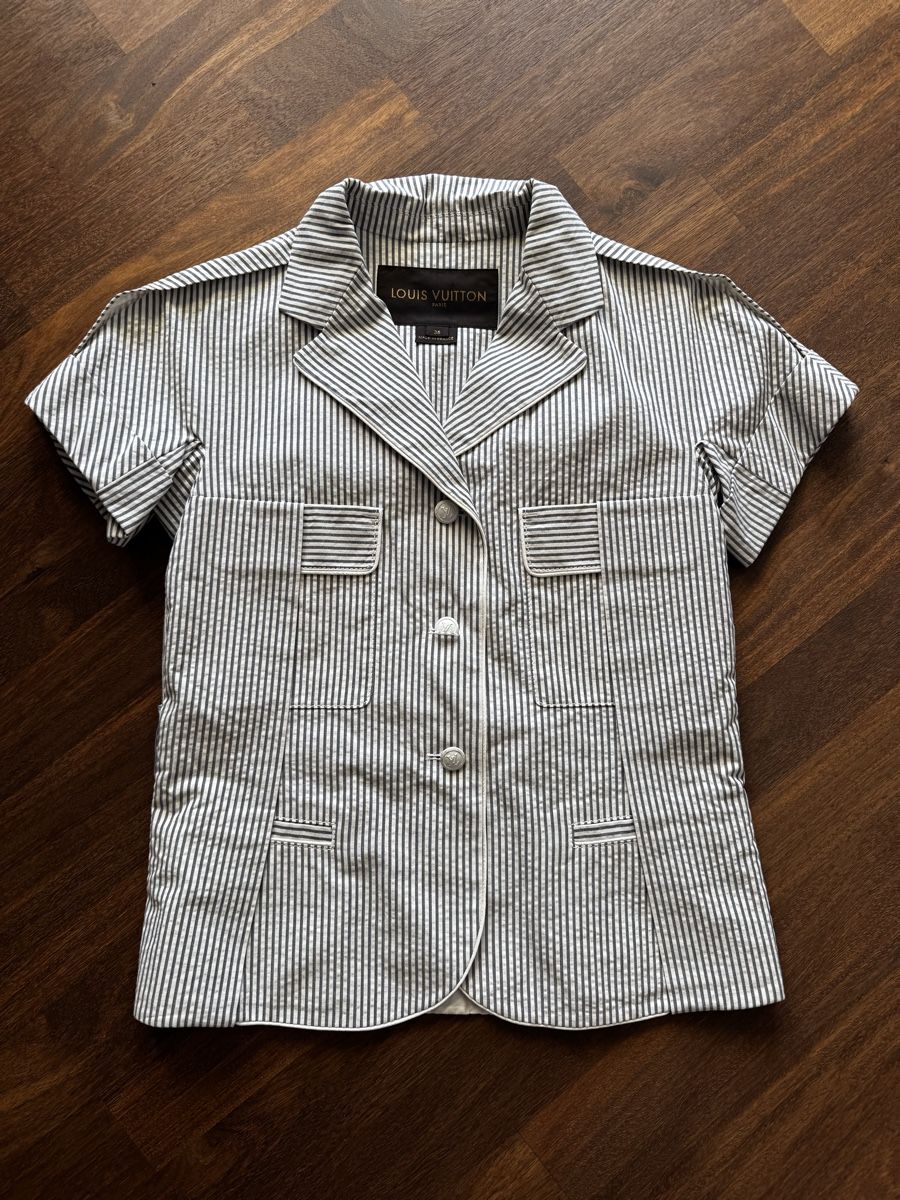 Louis Vuitton Blusen: Bluse Louis Vuitton gestreift Groesse 36 neuwertig – Neu (gemäss Beschreibung) aus Jona von ani_wq5d