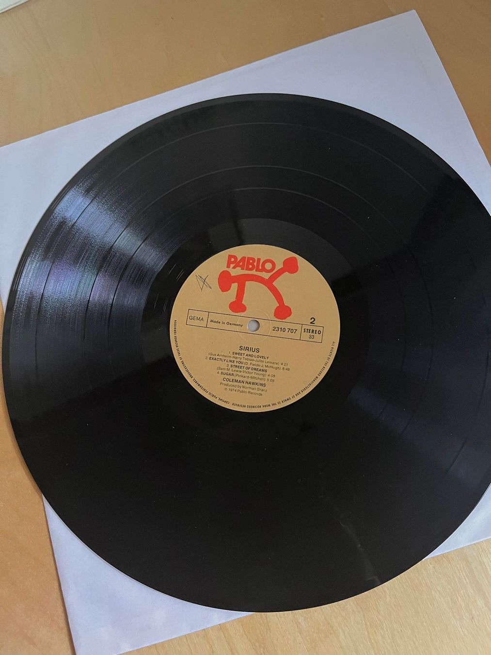 Schallplatten: Coleman Hawkins : Sirius, Schallplatte – Gebraucht aus Rüdlingen von Timber_11 3