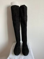ROBERT CLERGERIE: Exklusive schwarze Overknee-Stiefel, 37