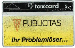 Taxcard 109E_31016 Publicitas 2. Qualität
