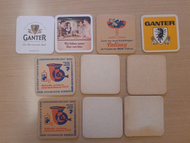 Sottobicchieri: Bierdeckel Brauerei Ganter – Usato da St.Gallen venduto da Stocken64 1