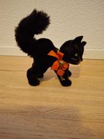 Vintage Original Teddy Hermann Schwarze Katze Serie 153/15