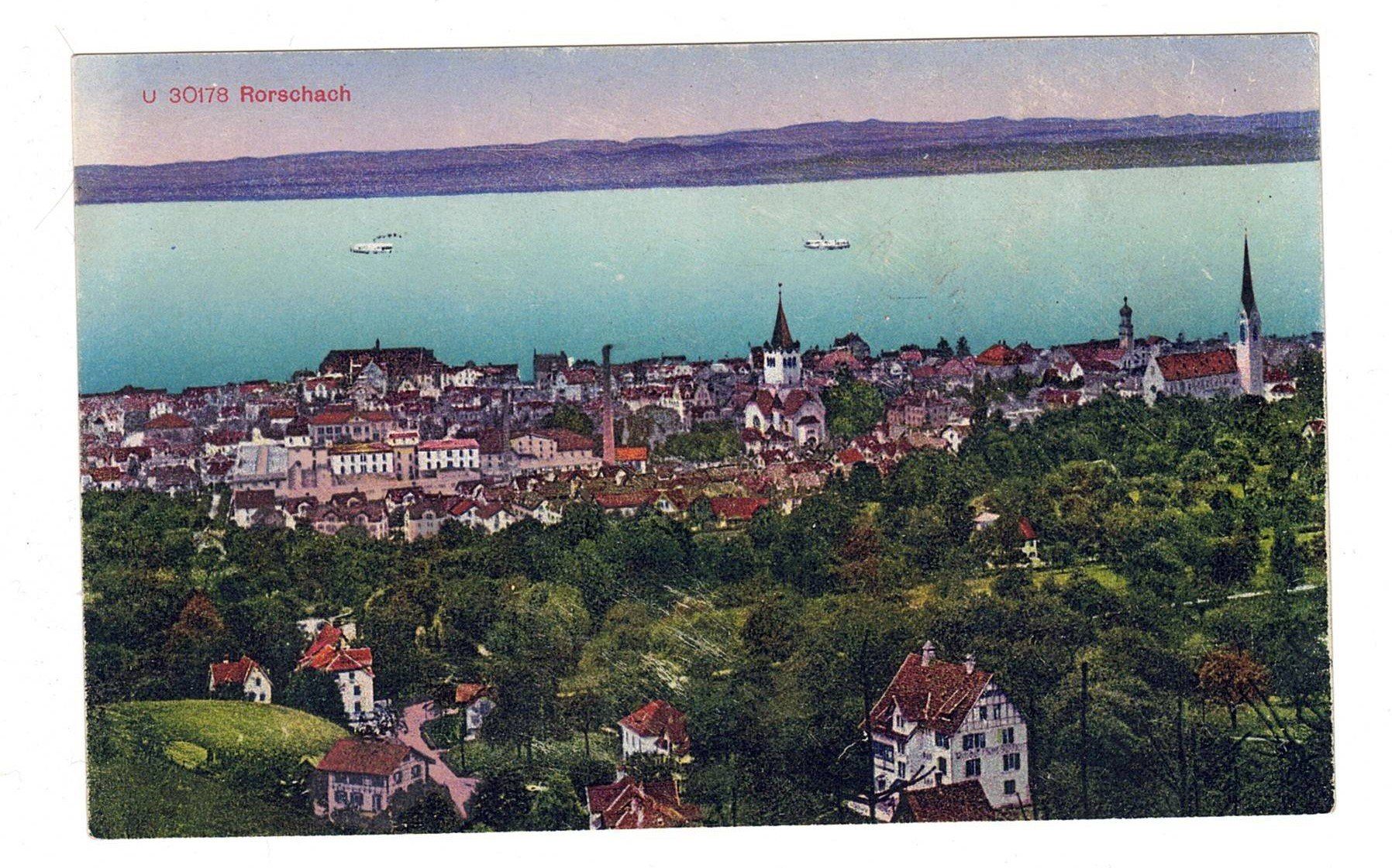 Ansichtskarten: 1923 Rorschach – Gebraucht aus Kreuzlingen von Koi4
