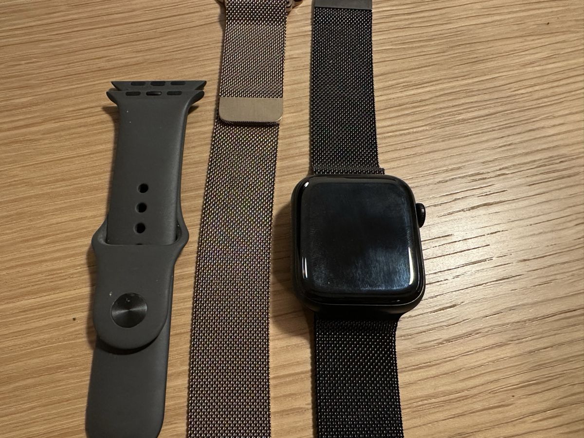 Apple Smartwatch: Apple Watch 5 Titanium Cellular mit 3 Armbändern – Usato da Glattpark(Opfikon) venduto da ZHINCITY 5