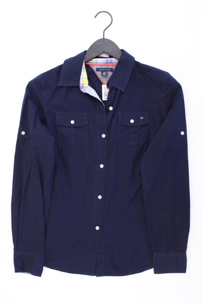 Blusen: Tommy Hilfiger Langarmbluse Gr. S blau – Gebraucht aus Neustadt an der Waldnaab von SecondLifeFashion