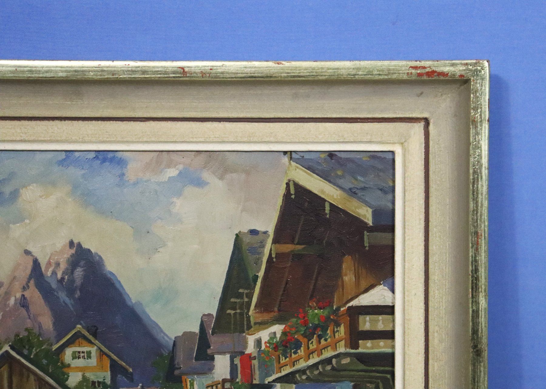 Dipinti: Franz Absmeier, Gemälde "Garmisch+Wettersteingebirge" ? – Usato da Zug venduto da Kunst-Fundgrube 9