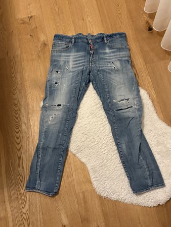 Dsquared2 Jeans, Grösse 54, hellblau, destroyed Look!