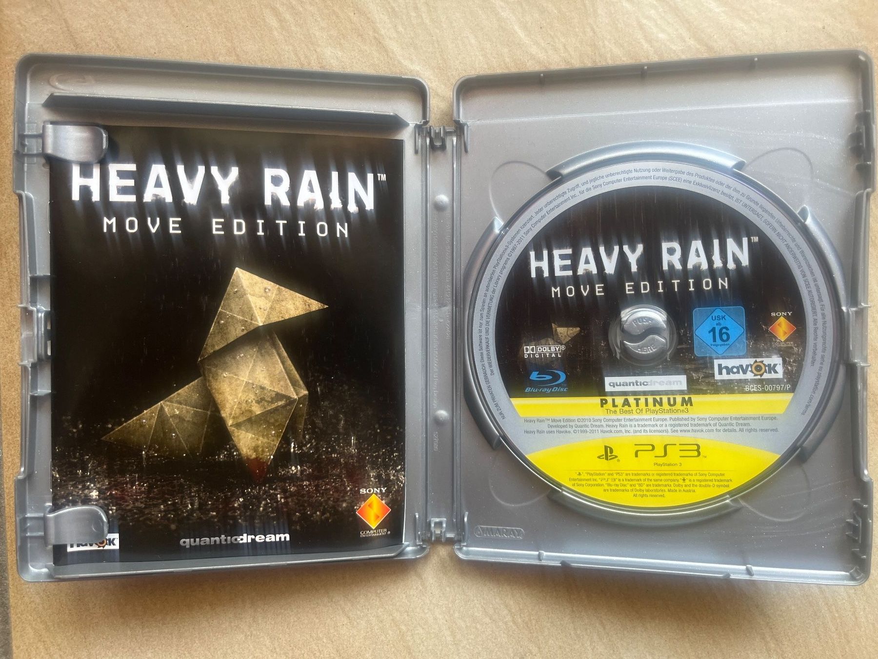 Sony Giochi: Jeu vidéo Heavy Rain Move Edition pour PLAYSTATION PS3 – Usato da Vernayaz venduto da Darkfrost 2