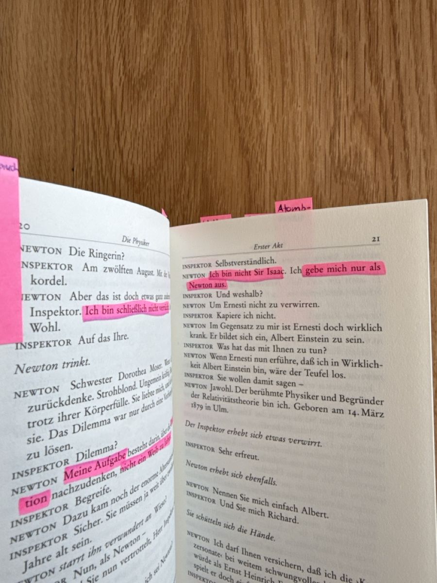 Bücher: Die Physiker - Friedrich Dürrenmatt Diogenes – Gebraucht aus Gränichen von cat_lady 2