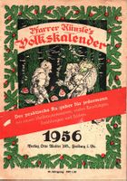 Kalender Volkskalender 1956