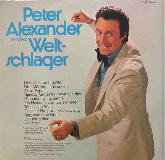 Dischi in vinile: 4x LPs Peter Alexander – Usato da Grüningen venduto da azulmarron 2