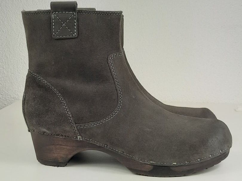 Softclox Damenschuhe: SOFTCLOX XANDRA robuste Velours Stiefeletten granit Gr. 40 – Neu und originalverpackt aus Seuzach von VT-Collections1