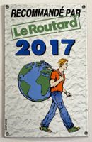 Guide du Routard 2017 - Plaque émaillée/Emailschild