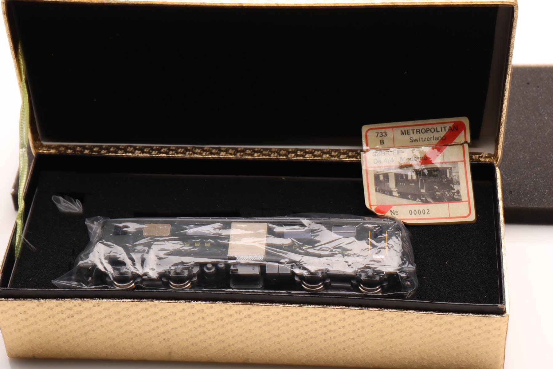 Metropolitan Modellini di ferrovie: Metropolitan 733 B SBB De 4/4 moderne DC, H0 – Usato da Ried (Muotathal) venduto da Modellbahn.swiss 5