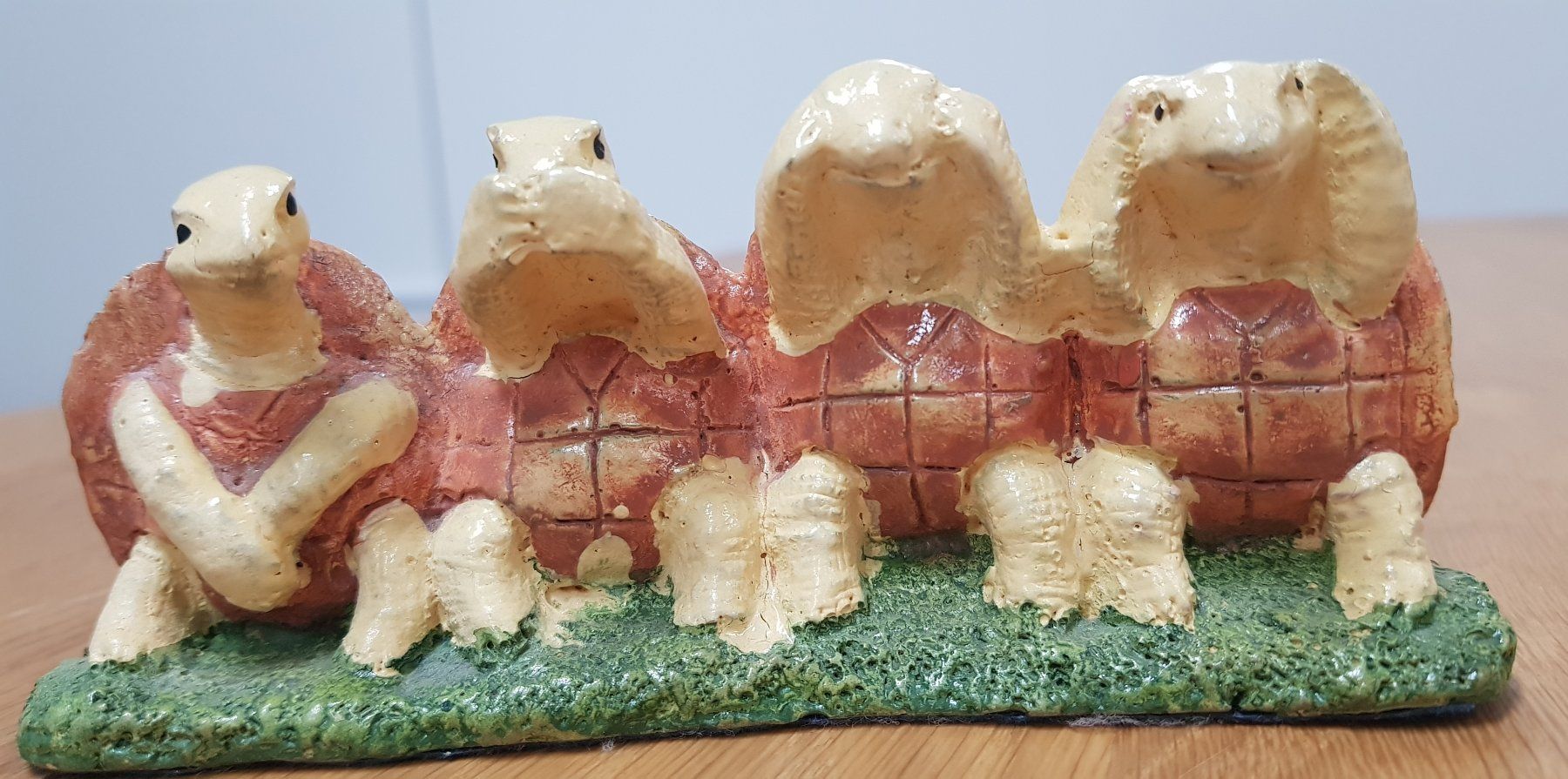 Statuette: Figur 4 Schildkröten 13 x 5 cm – Usato da Figino venduto da mayam63 2