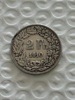 2 Franken 1910  sehr Rar