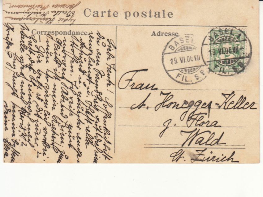 Cartoline postali: Basel St. Albantor 1906 – Usato da Bürglen TG venduto da StampGraf 1