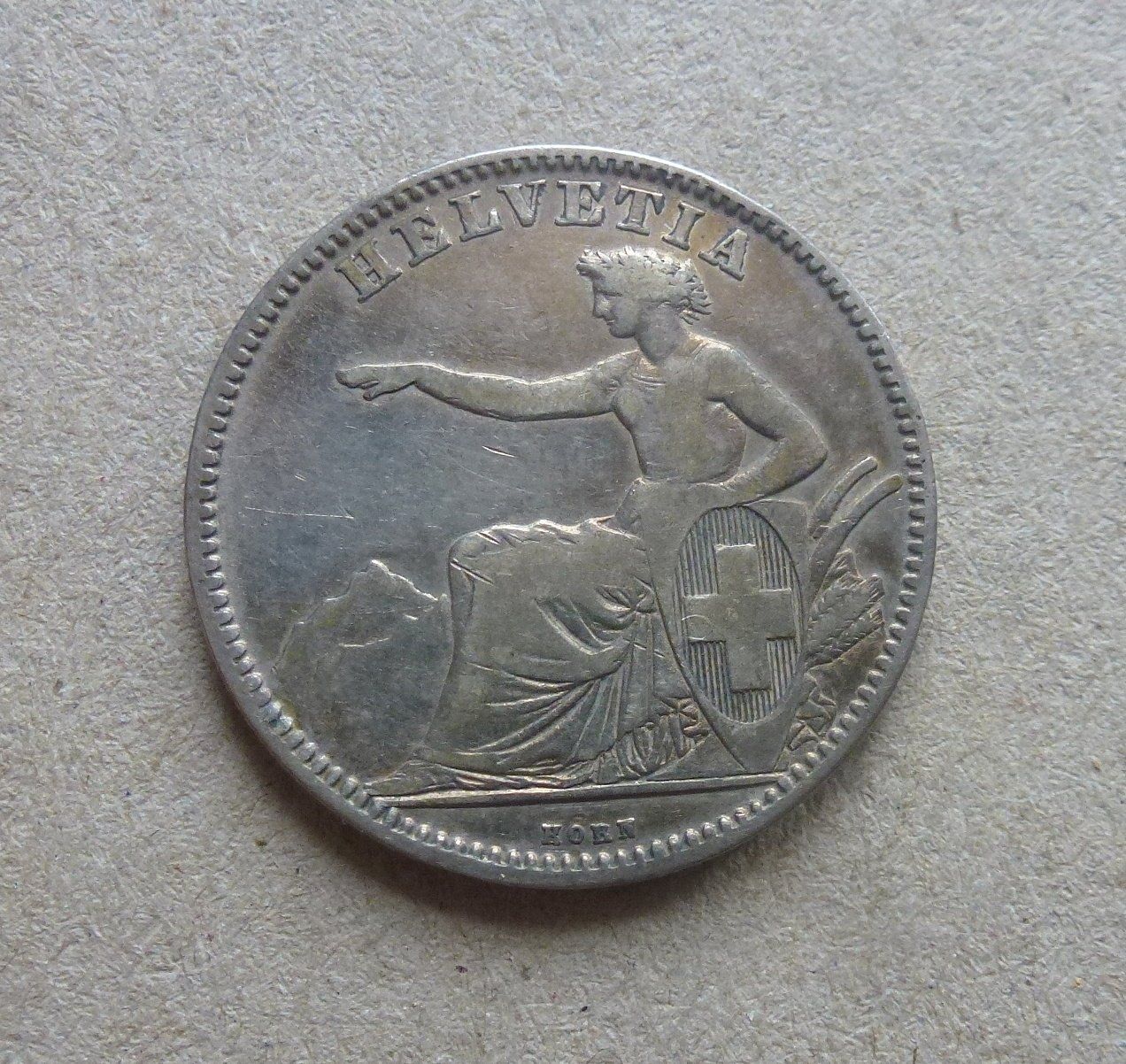 Tutti le monete: ++ 2.- Franken 1862, gute Erhaltung – Usato da Walkringen venduto da Casablanca777 1
