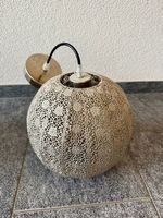 Orientalische Pendelleuchte, silber, Kugelform