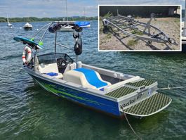 HERBST-SCHNÄPPCHEN Wakeboard-Boot inkl. Trailer