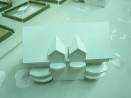 HAUS 1:200 PASSEND ZU SPUR N ODER Z WEISSE ROHLINGE AUS MDF