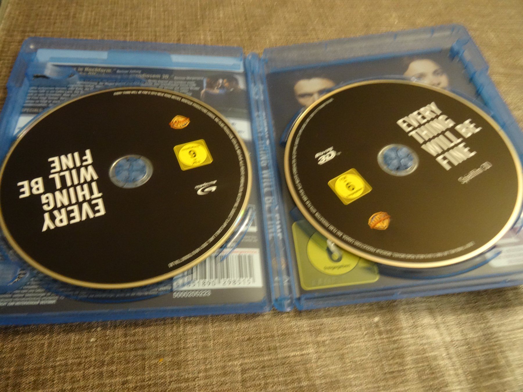 Tous les DVDs: Blu-ray Everything Will Be Fine 3D + 2D – D'occasion à Olten par Disc-Verkauf 1