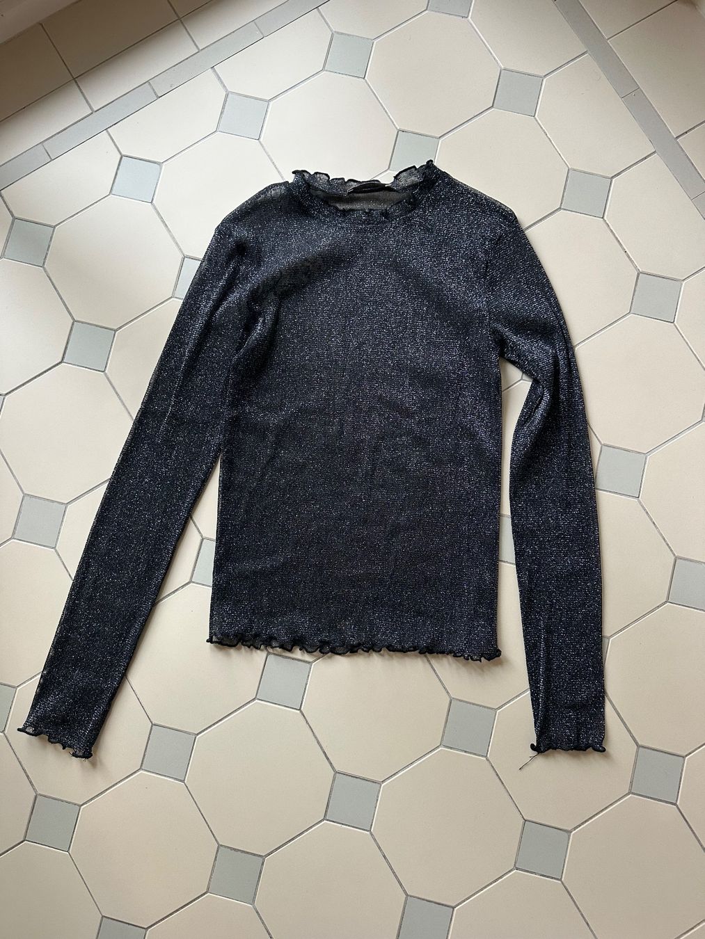Top: Zara Glitter Top – Usato da Zürich venduto da aow_8p7m