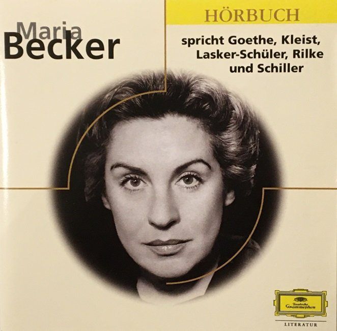 Audiolibri: Maria Becker spricht Goethe, Kleist, Rilke, Schiller... – Usato da Grüningen venduto da azulamarillo