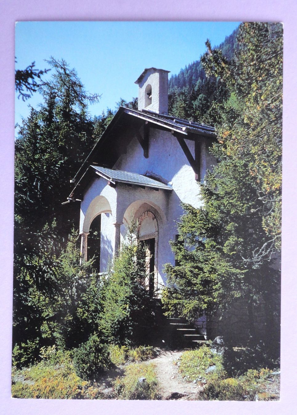 Cartoline postali: Chapelle protestante, Champex-Lac – Usato da Fétigny venduto da Billy2miny