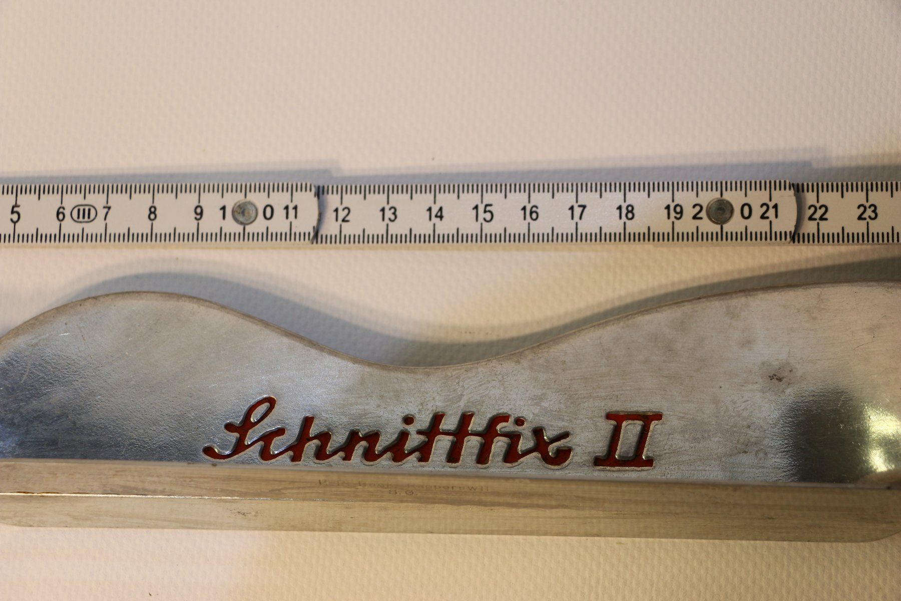 Besteck: Salami-/Wurst Tranchier Messer – Gebraucht aus Corminboeuf von antikerverkauf 1
