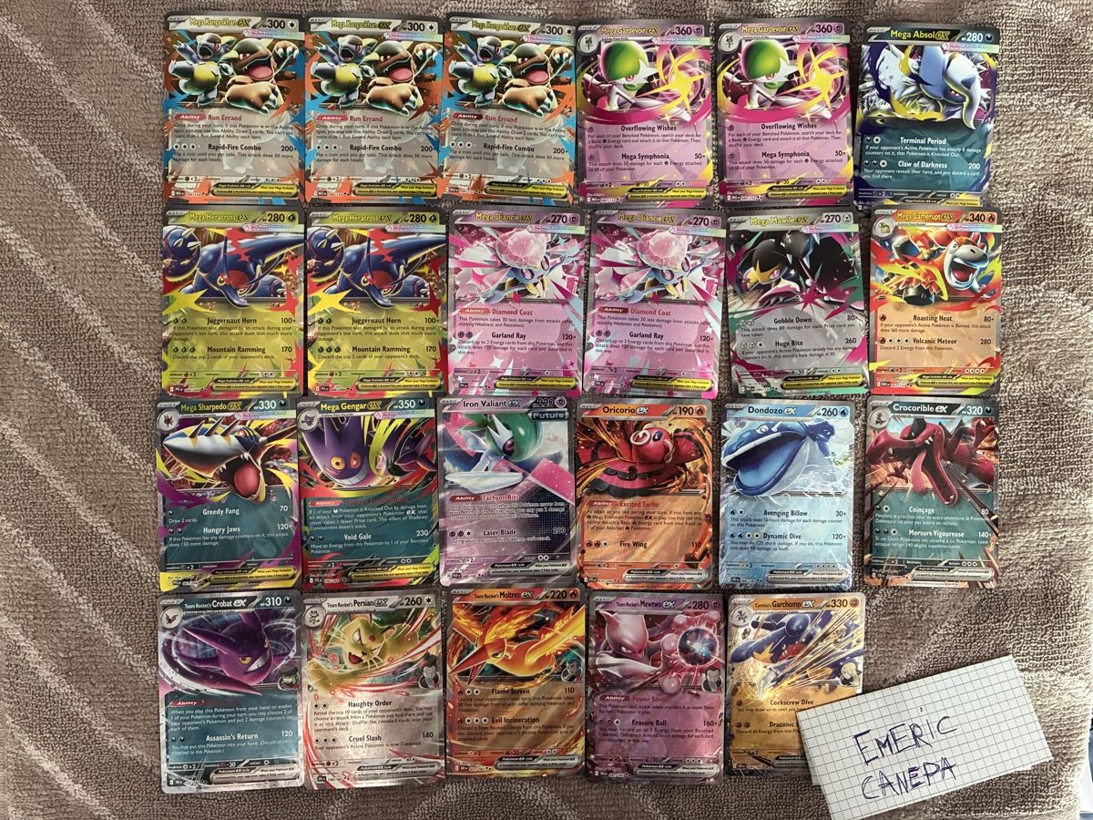Pokémon Carte collezionabili: Pokemon ex lot  – Nuovo (secondo la descrizione) da St-Aubin-Sauges venduto da Mdwischh98