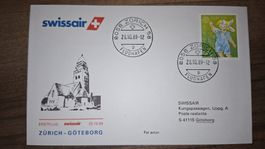 Swissair Zürich - Göteborg 28.10.1989