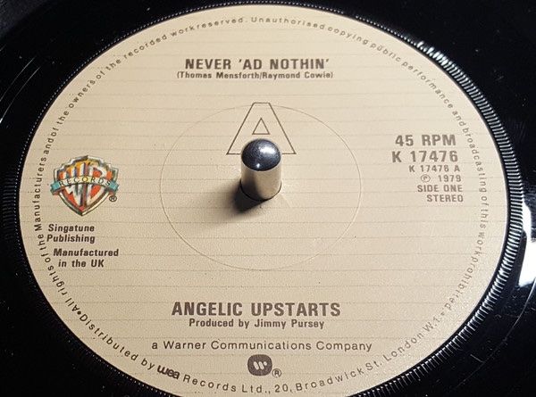 Vinyles: Angelic Upstarts – Never 'Ad Nothin' – D'occasion à steckborn par veckot 2