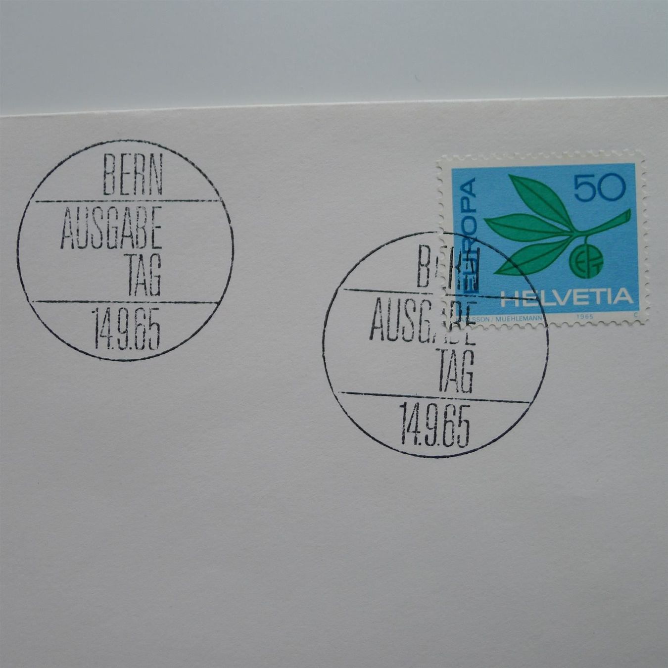 Alle Briefmarken: 1965 EUROPA FDC im US-Format – Gebraucht aus Ebikon von SilvioFreund 2